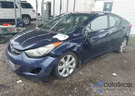 2013 Hyundai Elantra Limited z USA, uszkodzony, nr VIN 5NPDH4AE0DH215060